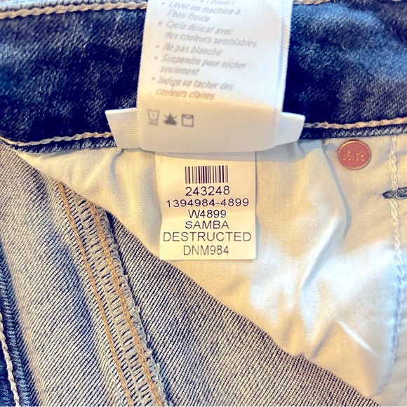 Paige Ultra Skinny Deconstructed Jean, Size 29 - Picture 7 of 8